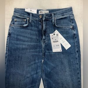 ZARA the slim cropped jeans in indigo